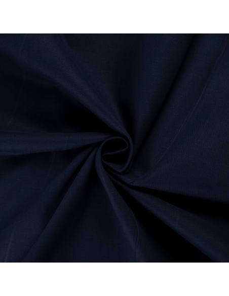 Gabardine émerisée coton et élasthanne - Marine