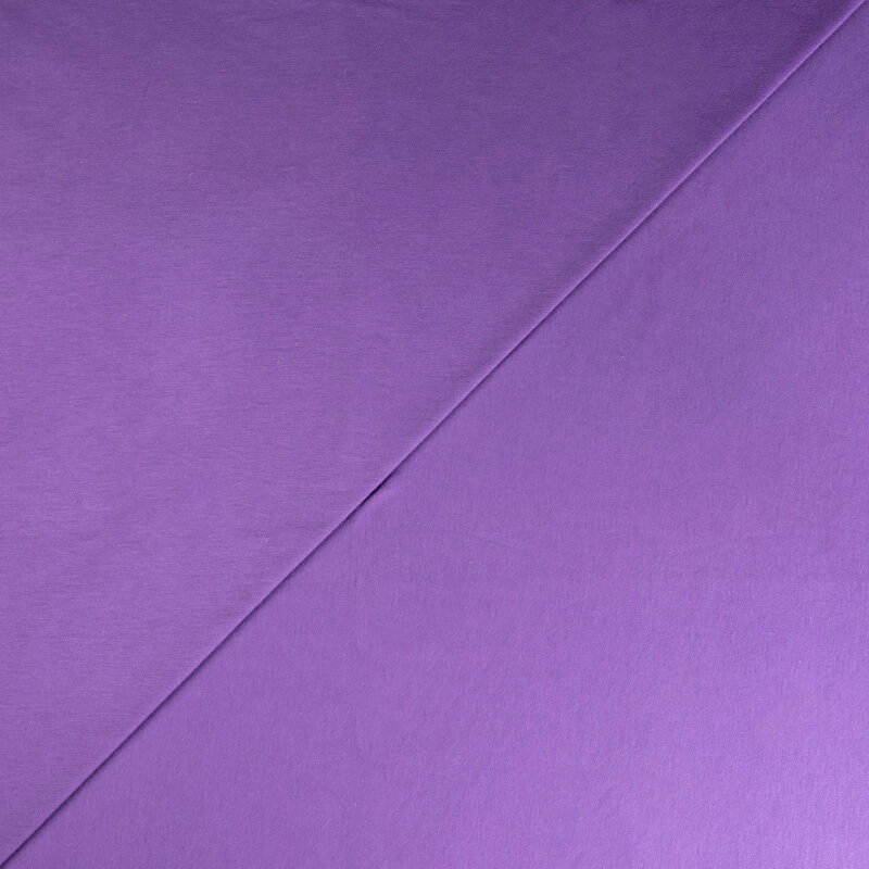 Jersey coton & élasthanne GOTS - Violet