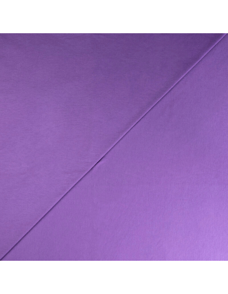 Jersey coton & élasthanne GOTS - Violet