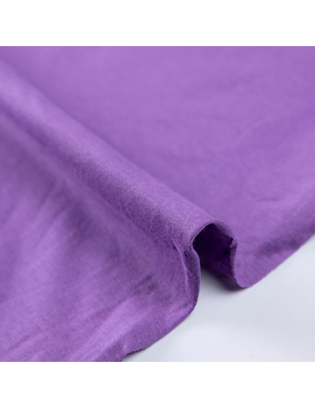 Jersey coton & élasthanne GOTS - Violet