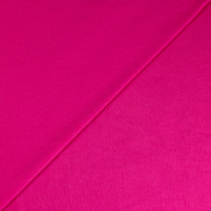 Jersey coton & élasthanne GOTS - Fuchsia