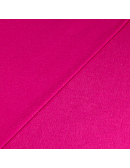 Jersey coton & élasthanne GOTS - Fuchsia