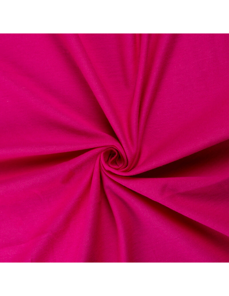 Jersey coton & élasthanne GOTS - Fuchsia