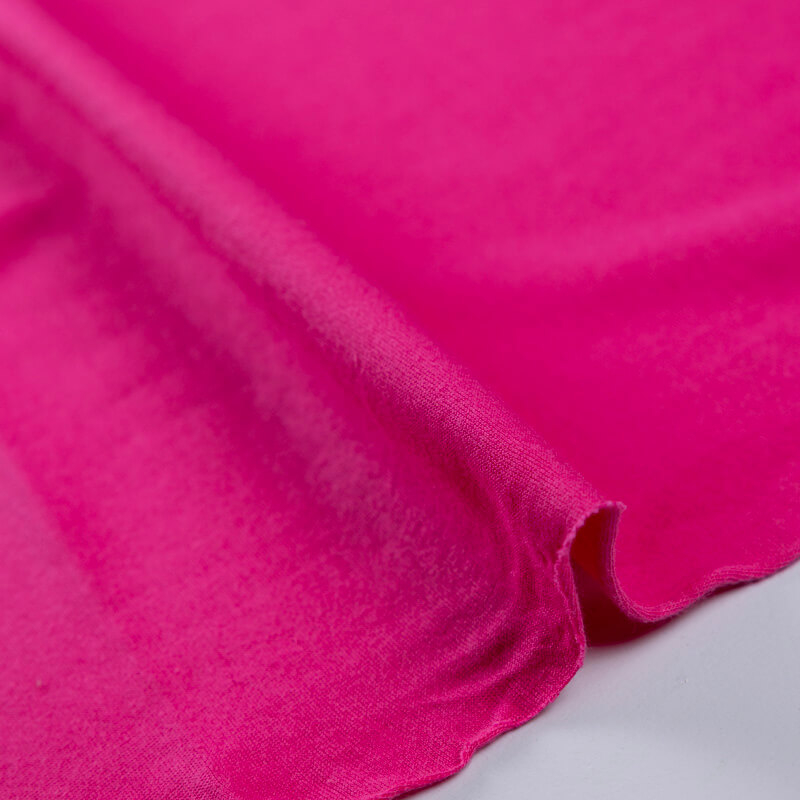 Jersey coton & élasthanne GOTS - Fuchsia