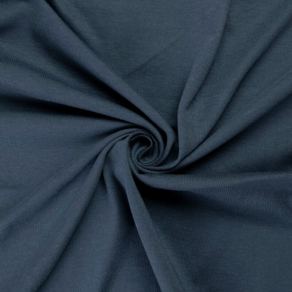 Jersey 100% coton GOTS - Vert bleu 2