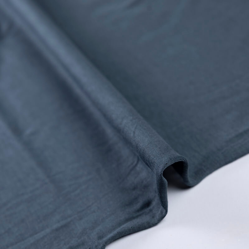 Jersey 100% coton GOTS - Vert bleu