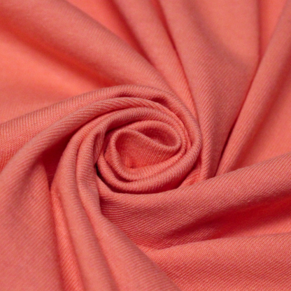 Jersey 100% coton GOTS - Corail 2