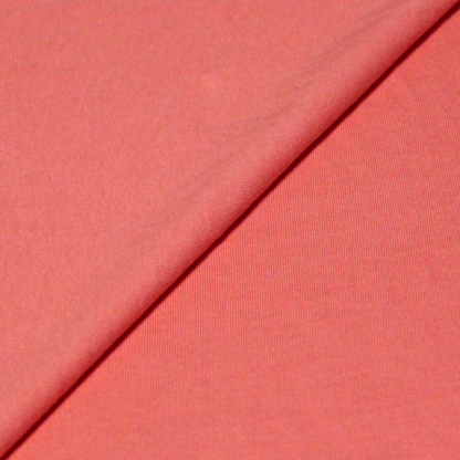 Jersey 100% coton GOTS - Corail