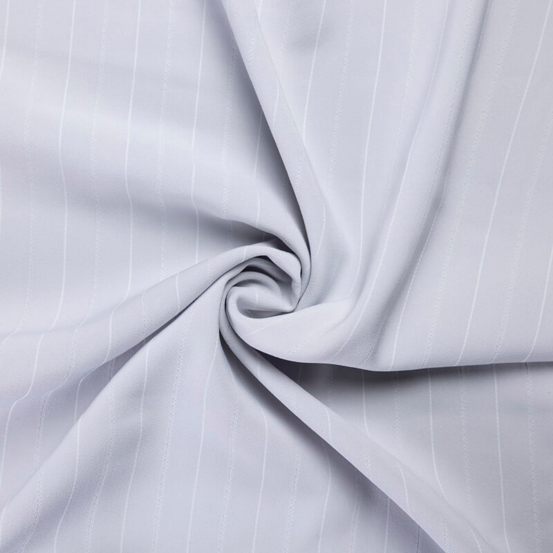 Tissu tailleur - Rayé gris