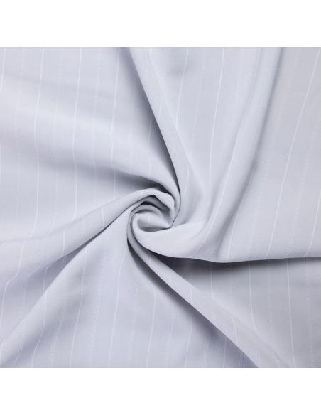Tissu tailleur - Rayé gris