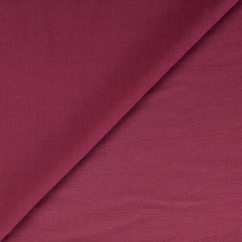 Crêpe 100% viscose – Bordeaux