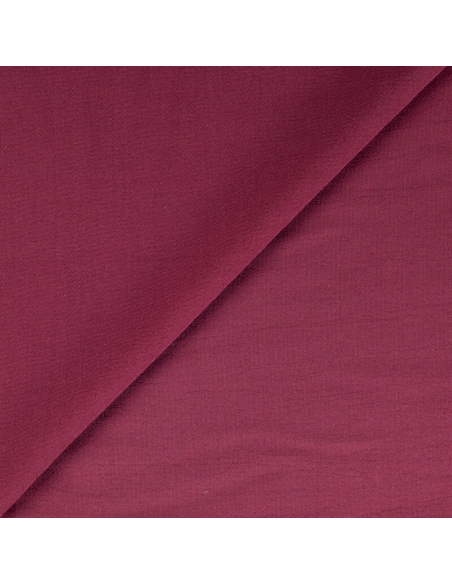 Crêpe 100% viscose – Bordeaux