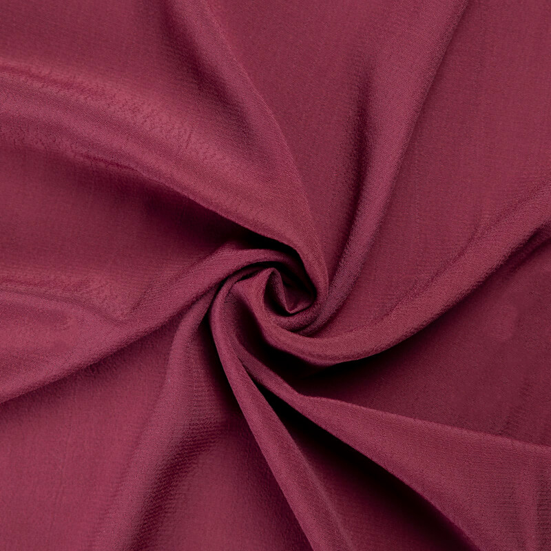 Crêpe 100% viscose – Bordeaux