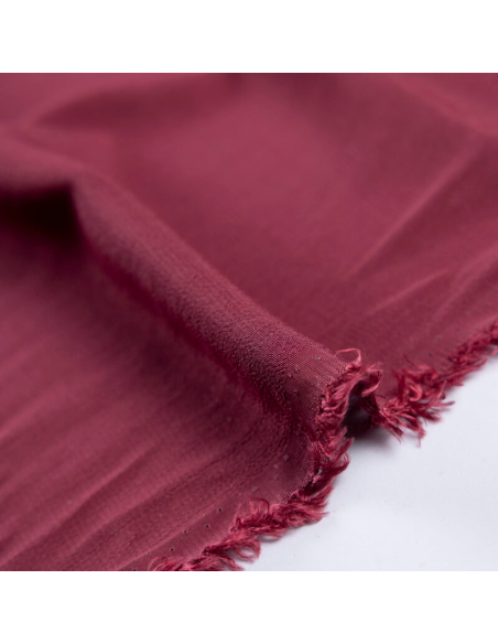 Crêpe 100% viscose – Bordeaux