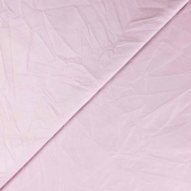 Simili cuir froissé – Rose
