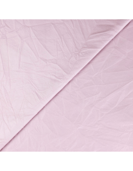 Simili cuir froissé – Rose