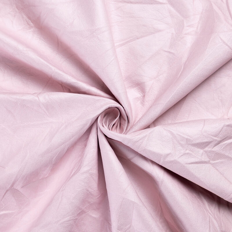 Simili cuir froissé – Rose
