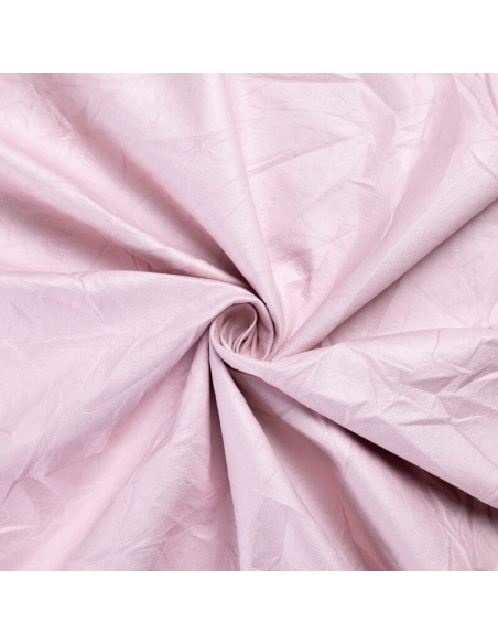 Simili cuir froissé – Rose