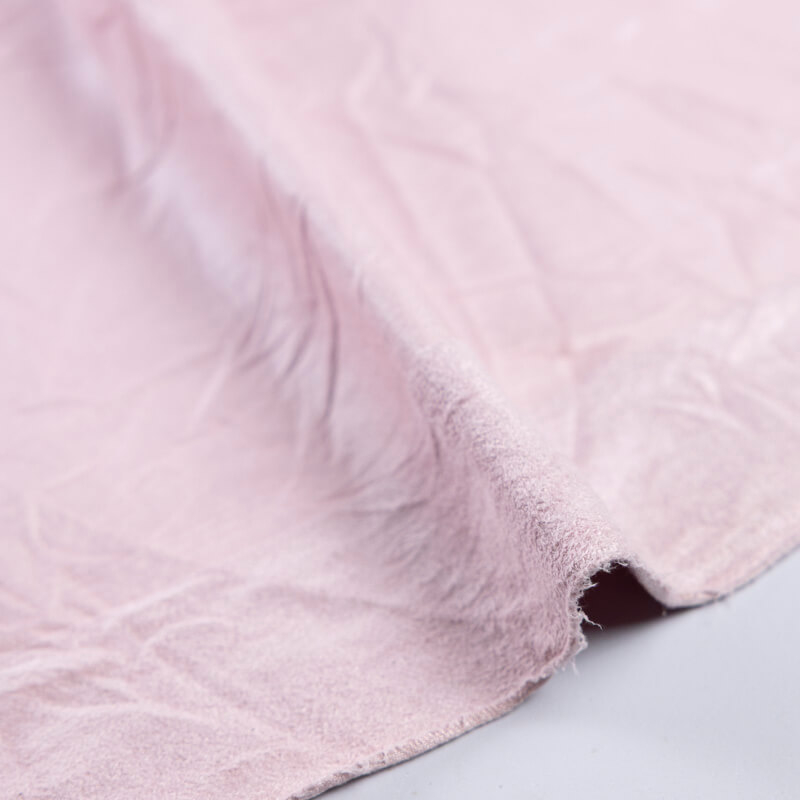 Simili cuir froissé – Rose