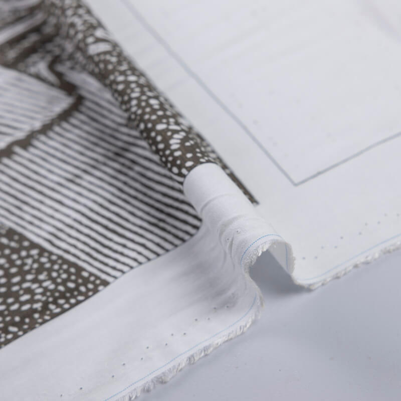 Panneau étoffe 100% viscose – Gravure...