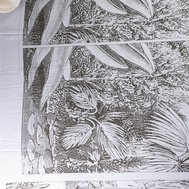 Panneau étoffe 100% viscose – Gravure...