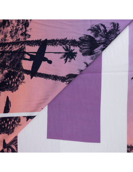 Panneau étoffe 100% viscose – Sunset Miami