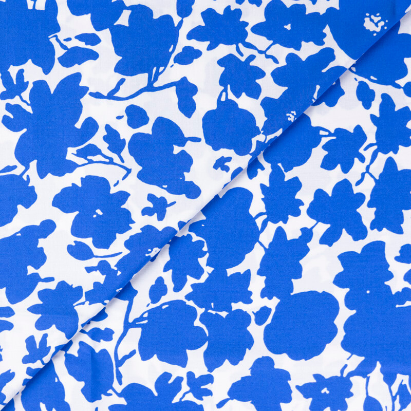 Étoffe 100% viscose – Fleurs...