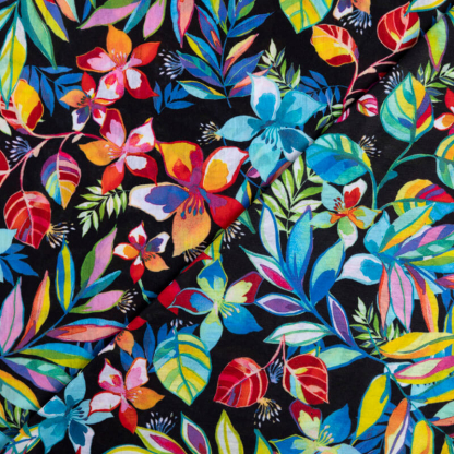 Jersey imprimé – Fleurs...