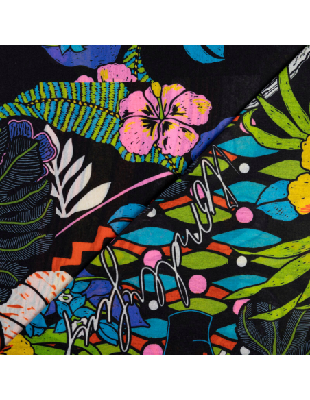 Jersey imprimé – Jungle graphique multicolore