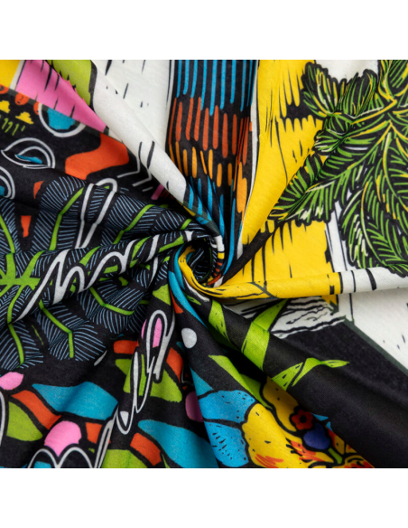 Jersey imprimé – Jungle graphique multicolore
