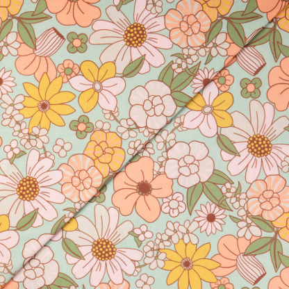 Jersey imprimé – Fleurs...