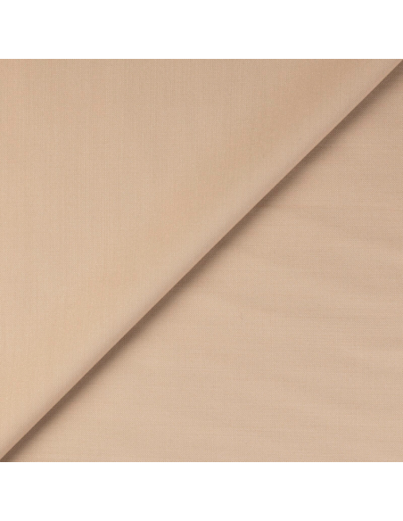 Tissu tailleur sergé de laine - Beige