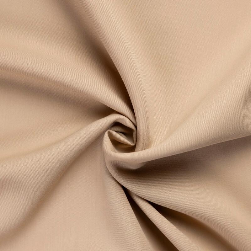 Tissu tailleur sergé de laine - Beige