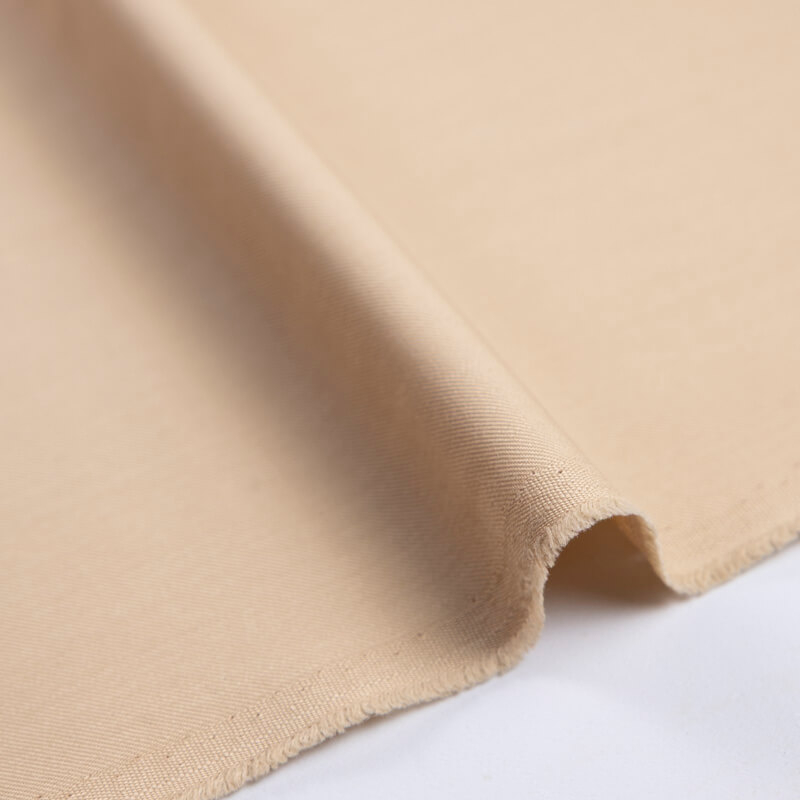 Tissu tailleur sergé de laine - Beige