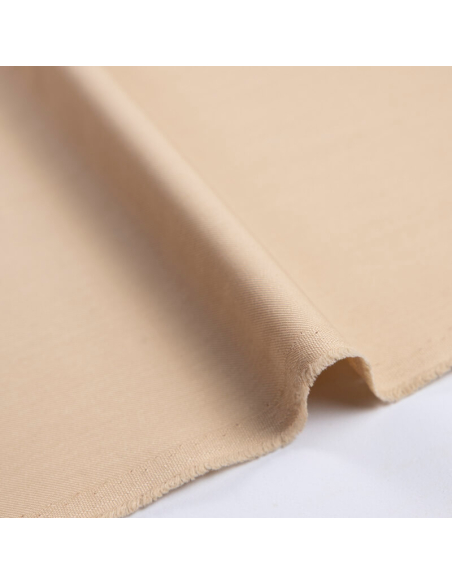 Tissu tailleur sergé de laine - Beige
