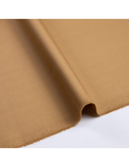 Tissu tailleur sergé de laine - Camel