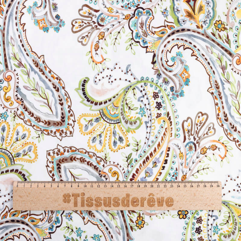 Jersey viscose & élasthanne - Motif...
