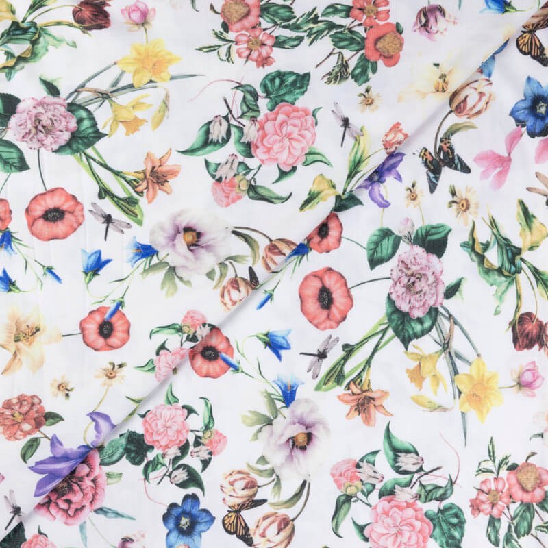 Jersey viscose & élasthanne - Jardin...