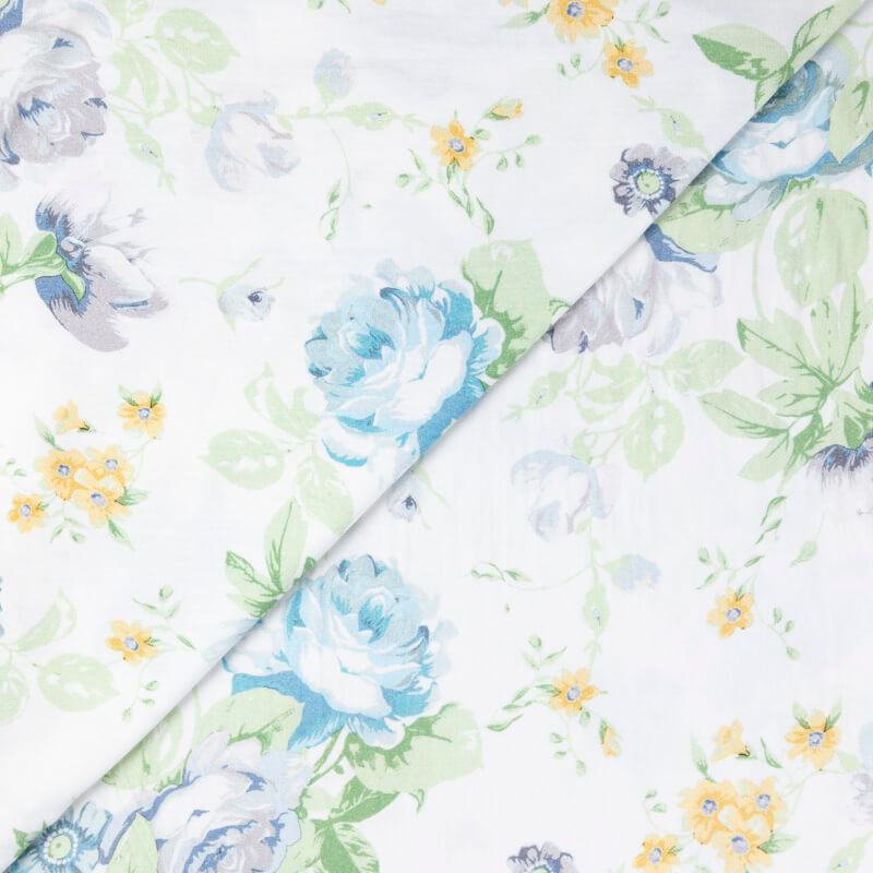 Jersey viscose & élasthanne - Fleurs...