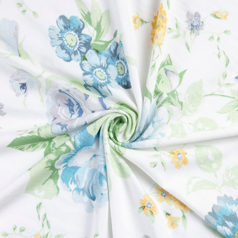 Jersey viscose & élasthanne - Fleurs...