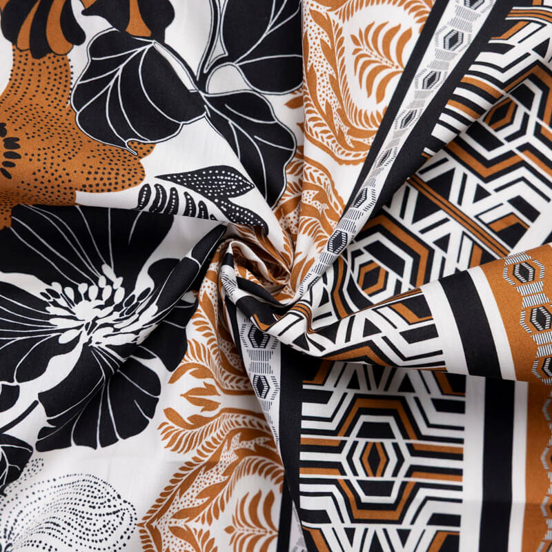 Popeline 100% coton – Fleurs...