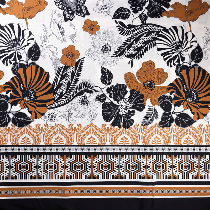 Popeline 100% coton – Fleurs...