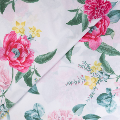 Crêpe imprimé - Fleurs...