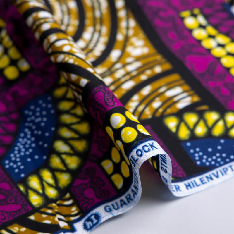 Tissu Wax 100% coton – Graphique...