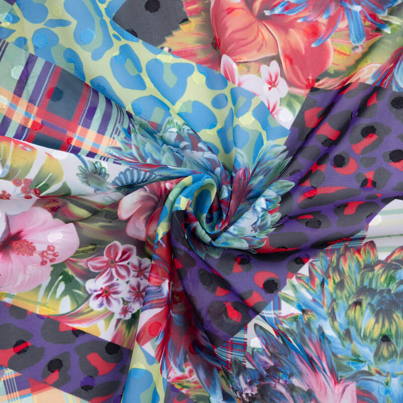 Mousseline jacquard – Patchwork...