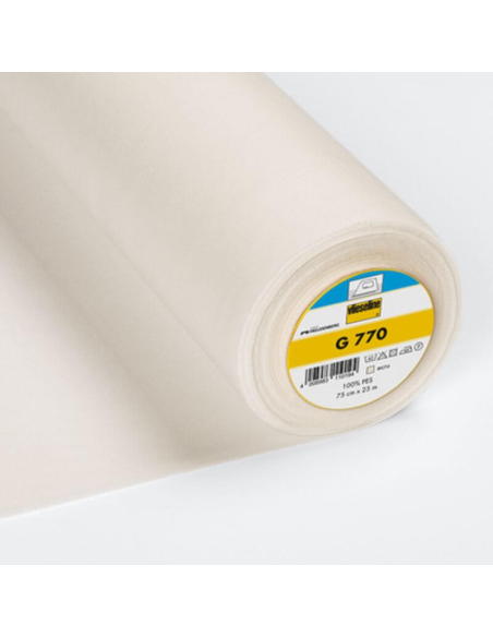 Vlieseline G770 écru – Entoilage thermocollant tissé bi-élastique