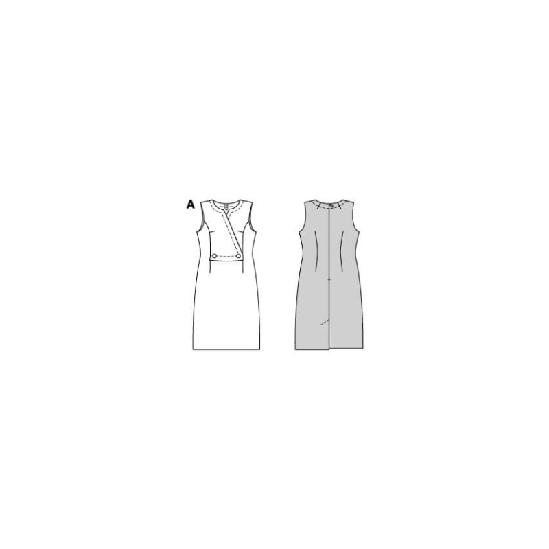 Patron Burda n°5659 – Robe femme...