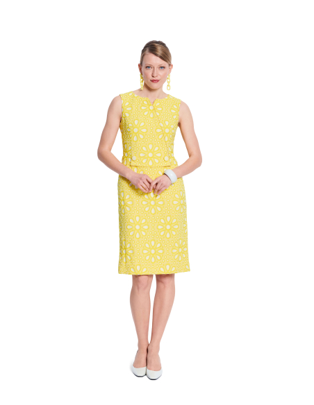 Patron Burda n°5659 – Robe femme ajustée style années 60