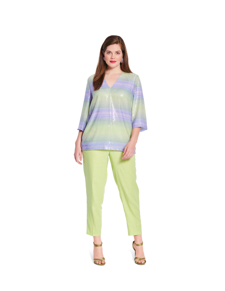 Patron Burda n°5665 – Blouse femme élégante à col V et manches longues