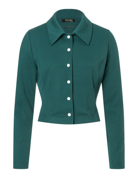 Patron Burda n°5667 – Cardigan femme élégant et veste en jersey